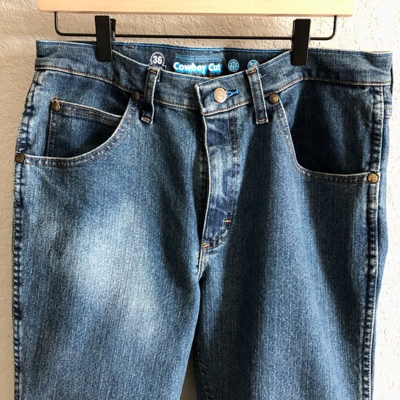 Wrangler Men's 32x34 Premium Performance Cowboy Cut Slim Fit Jean 36MAVVS - Picture 5 of 16